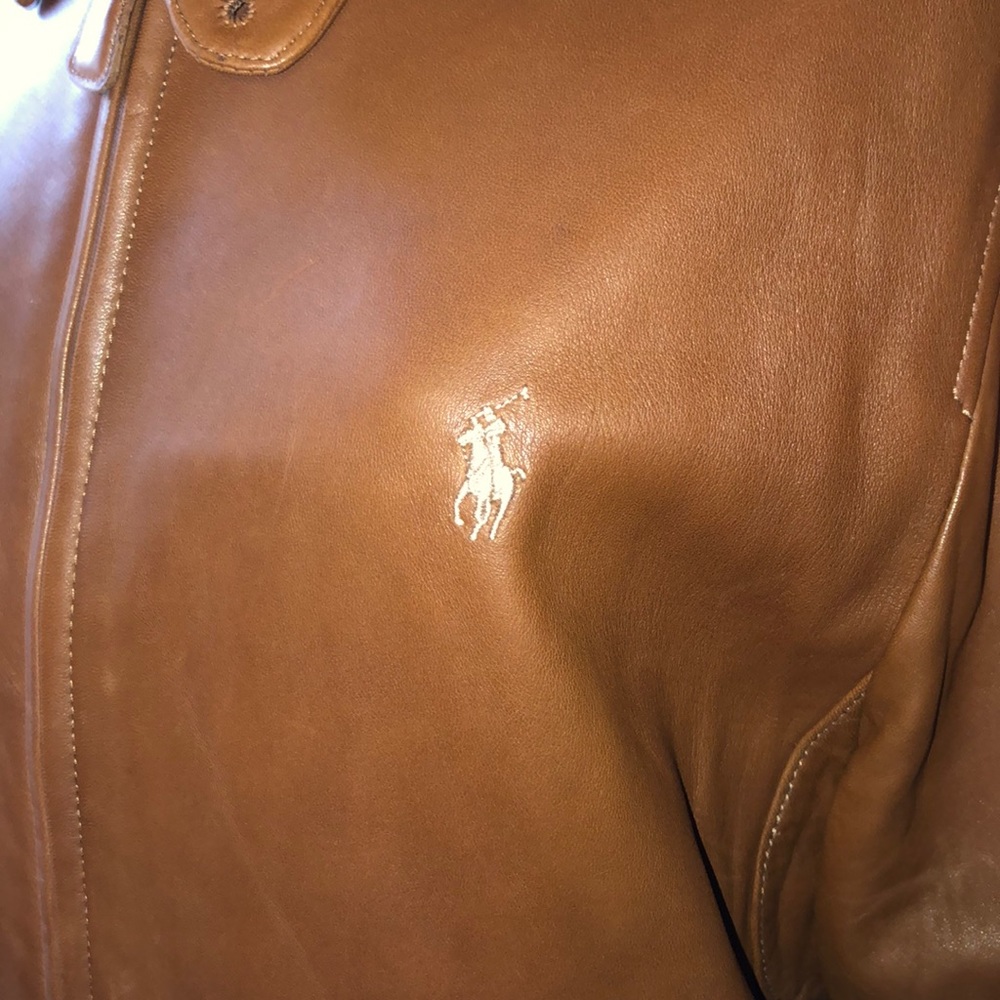 Polo by Ralph Lauren lambskin leather jacket